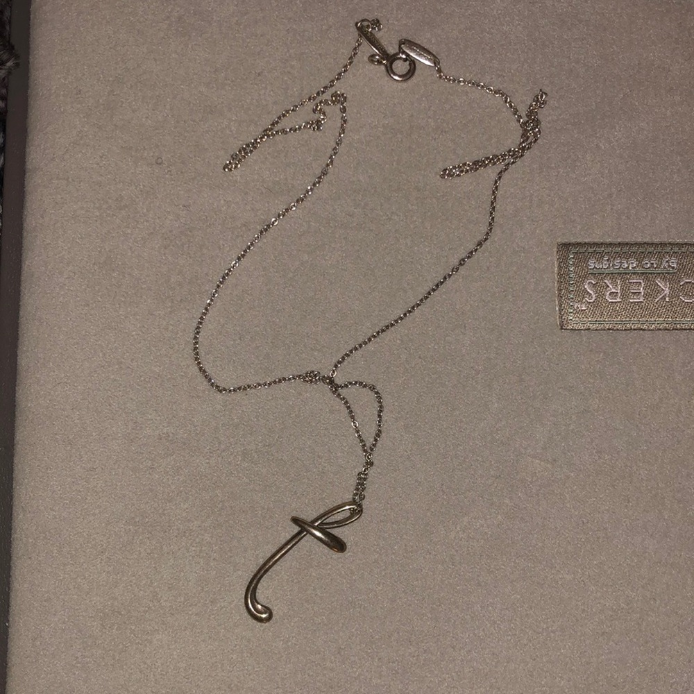 elsa peretti alphabet T pendant